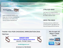 Tablet Screenshot of immigrationdnatesting.us